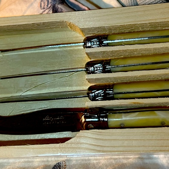 Laguiole Dining Laguiole Inox France Set Of 4 Cheese Knives With